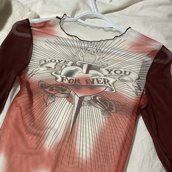 Mesh Rock and Roll long sleeve - Picture 1 of 3